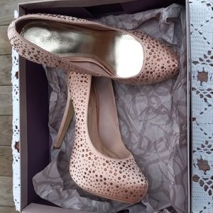 Rhinestone heels